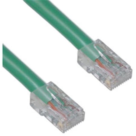 Cat6 Green Ethernet Patch Cable  Bootless  25 Foot